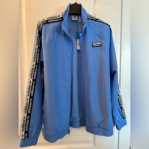 NWT Adidas blue bomber. Child size large